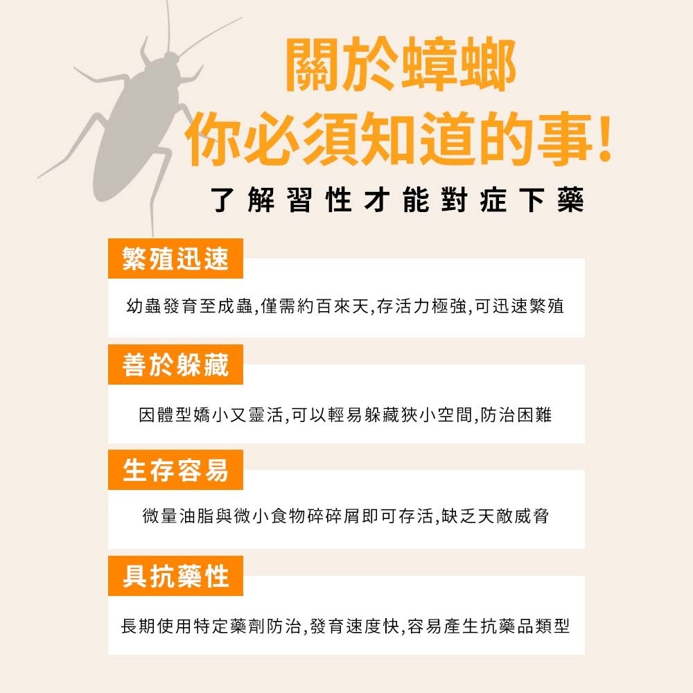 【愛淘購物】快點絕 5克 0.5%凝膠餌劑 防治蟑螂 蟑螂藥 殺蟑凝膠 蟑螂餌劑 環境用藥 快點絕蟑螂藥-細節圖2