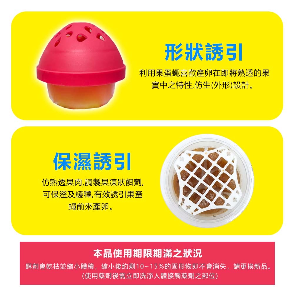 【愛淘購物】果蚤蠅 70g 果蠅餌劑 誘聚餌寶 速必效 果蠅餌劑 捕蠅 滅果蠅 除果蠅 蚤蠅 除蟲 抓果蠅-細節圖5