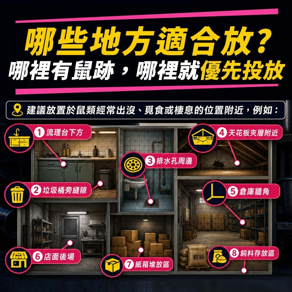 【愛淘購物】輕鬆滅 克鼠絕 100g 老鼠藥 滅鼠 除鼠 殺老鼠 滅鼠餌劑 粒劑 強力老鼠藥 台灣製造-細節圖3