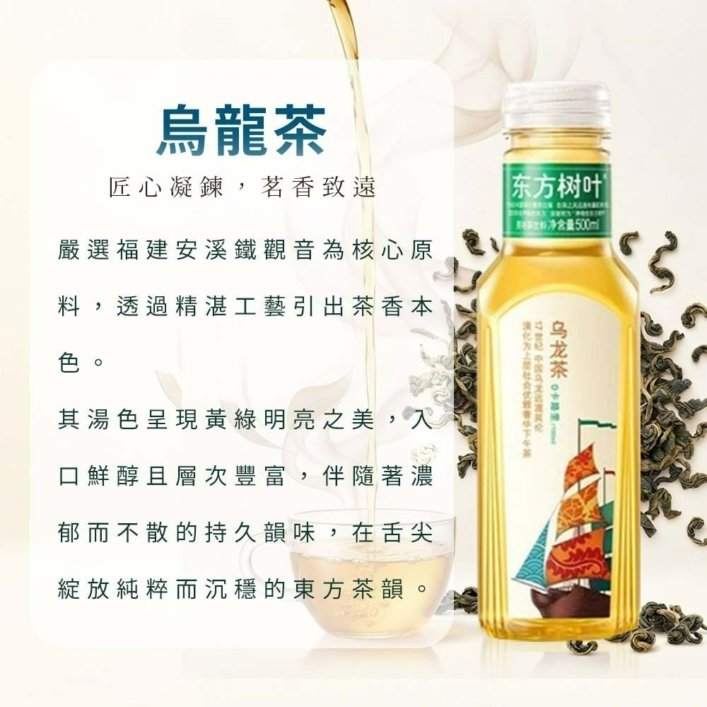 【愛淘購物】東方樹葉 茉莉花茶 青柑普洱 500ml 瓶裝 單入 花茶 飲料 0卡路里 0糖 0脂肪-細節圖5