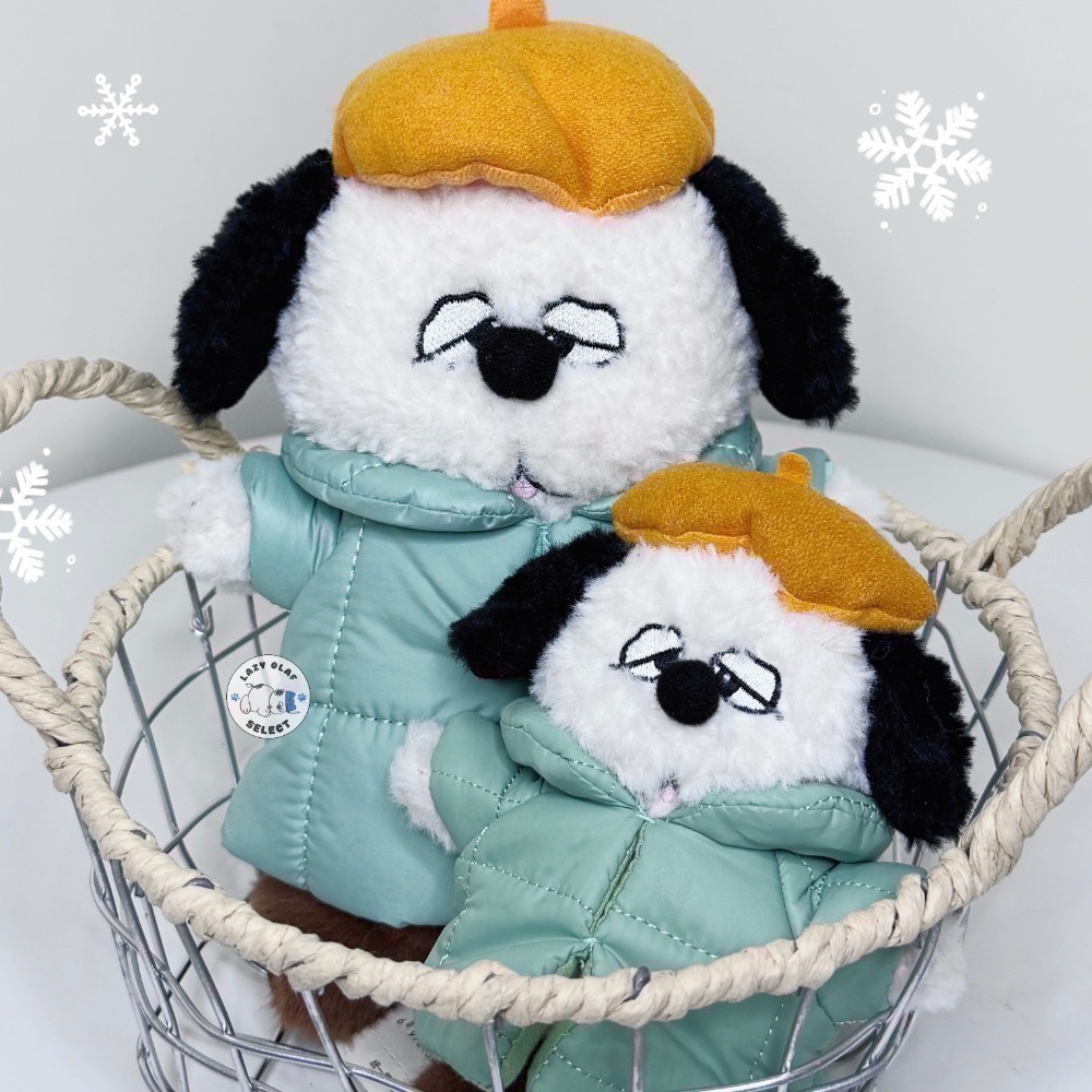 現貨｜LAZYOLAF ౨ৎ 山莫 冬日絨裝系列 羽絨服 史努比 歐拉夫 糊塗塌客 吊飾 掛件 Olaf Snoopy-細節圖3