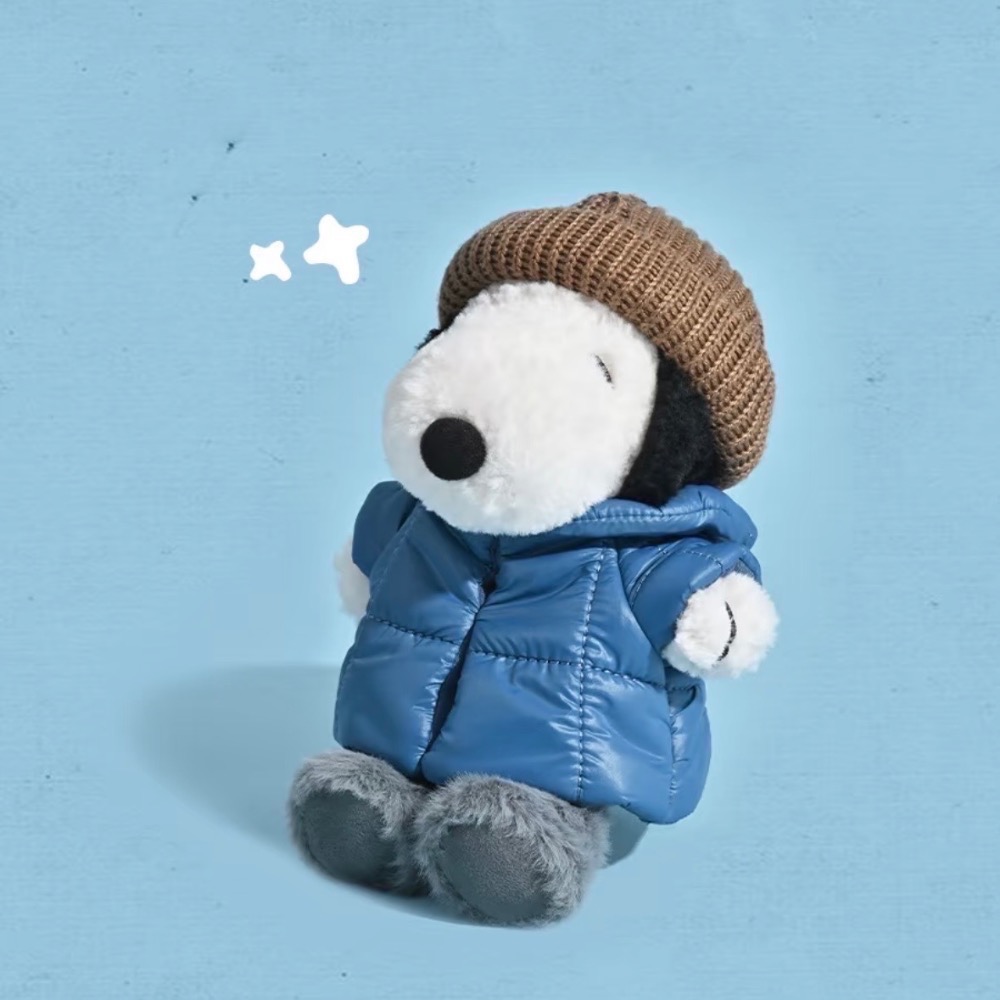 現貨｜LAZYOLAF ౨ৎ 山莫 冬日絨裝系列 羽絨服 史努比 歐拉夫 糊塗塌客 吊飾 掛件 Olaf Snoopy-規格圖6