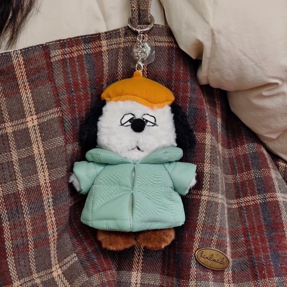 現貨｜LAZYOLAF ౨ৎ 山莫 冬日絨裝系列 羽絨服 史努比 歐拉夫 糊塗塌客 吊飾 掛件 Olaf Snoopy-規格圖6