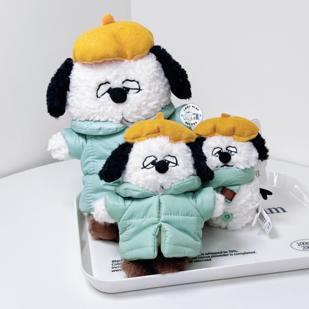 現貨｜LAZYOLAF ౨ৎ 山莫 冬日絨裝系列 雪人 史努比 歐拉夫 吊飾 鑰匙圈 掛件 Olaf Snoopy-細節圖2