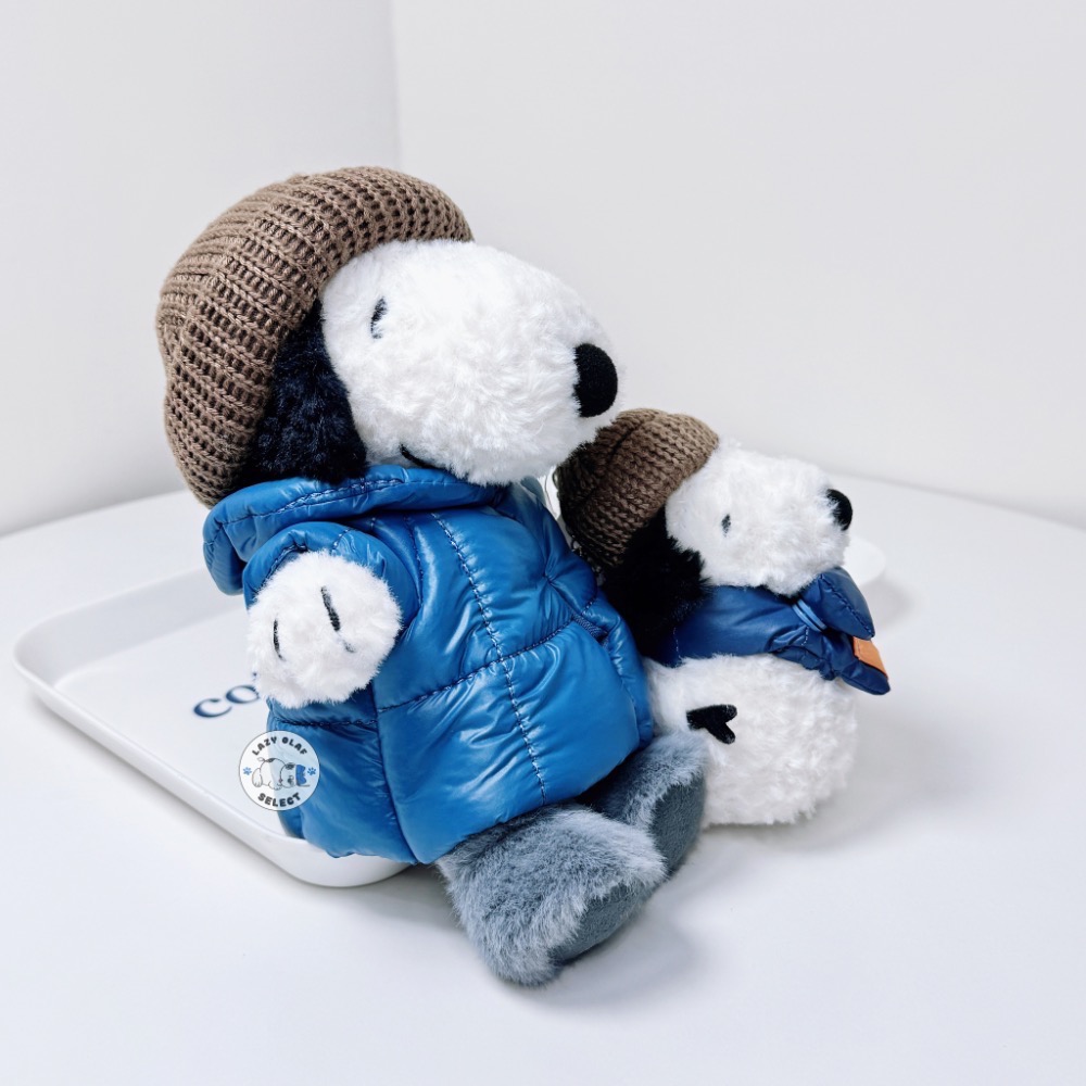 現貨｜LAZYOLAF ౨ৎ 山莫 冬日絨裝系列 雪人 史努比 歐拉夫 吊飾 鑰匙圈 掛件 Olaf Snoopy-細節圖3