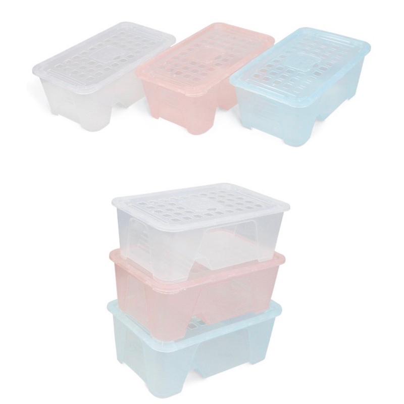 飼養盒 烏龜飼養箱 角蛙飼養盒 六角孔龍蠑螈螃蟹蜥蜴寄居蟹蠍子爬蟲寵物飼養盒曬背燈 曬背台-細節圖2