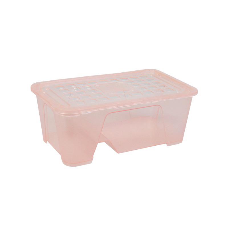 飼養盒 烏龜飼養箱 角蛙飼養盒 六角孔龍蠑螈螃蟹蜥蜴寄居蟹蠍子爬蟲寵物飼養盒曬背燈 曬背台-細節圖4