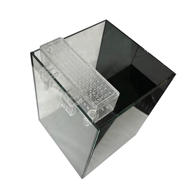 台灣出貨🈶️內置側掛式 過濾盒 低水位 上部過濾 掛式過濾盒 滴流盒 水幕過濾盒 過濾盒 水幕-細節圖2