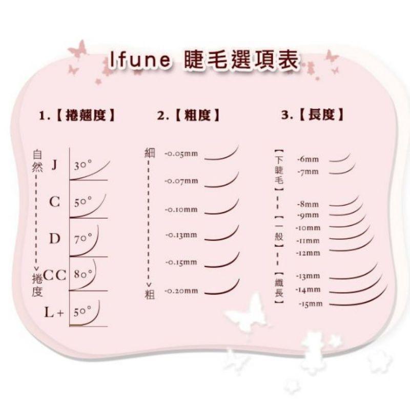 ifune pretty 伊芙妮 黑魔鑽睫毛 美睫  0.1 /0.12/ 0.15/ 0.2-細節圖4