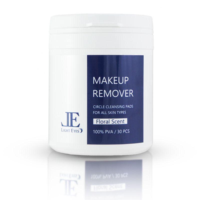 JE亮妍 眼唇卸妝棉片 柔潤保濕卸妝棉片 PVA 30片接睫專用清潔棉片 QQ棉 QQ不含酒精-細節圖5