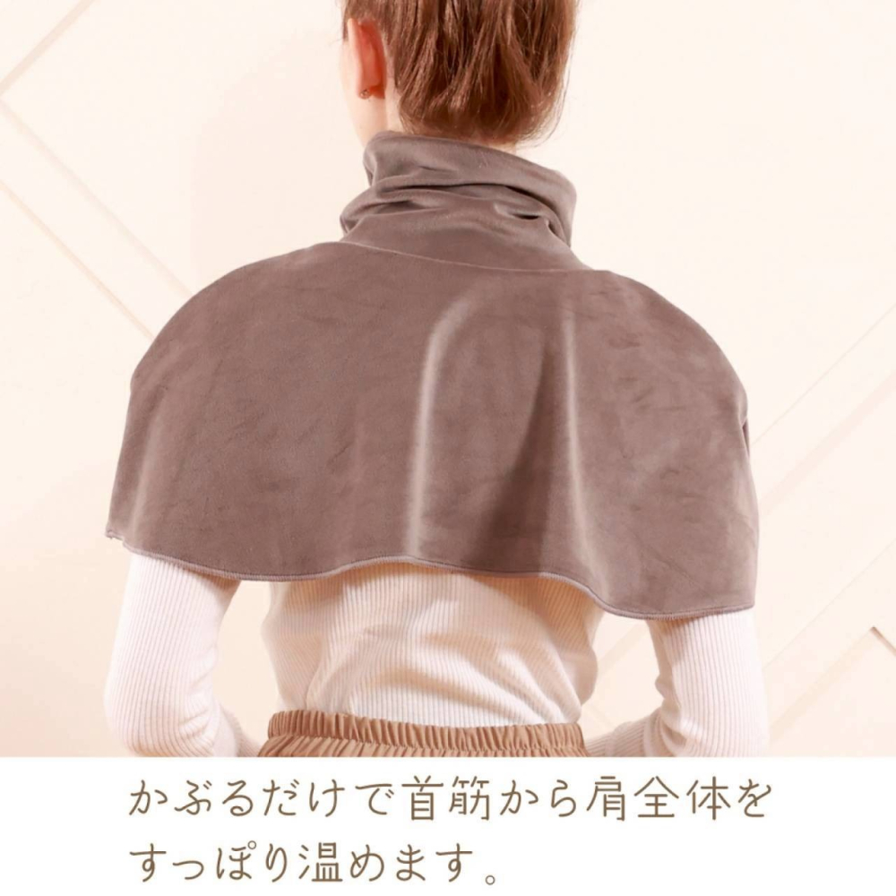 【大和御前】『美人の温活習慣』頸肩保暖毯 保暖整個脖子和肩膀 伸展高領設計 溫暖臉頰 日本進口 蓬鬆舒適 親膚-細節圖5