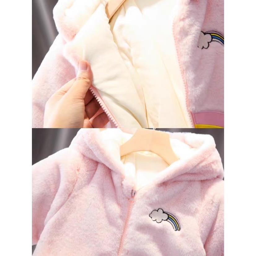 彩虹雲朵外出棉服✨（加厚款）-細節圖4