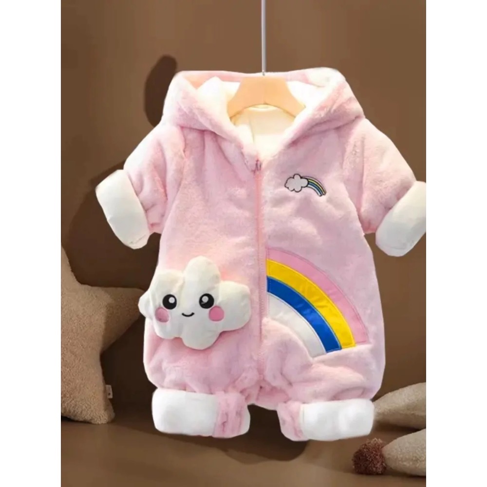 彩虹雲朵外出棉服✨（加厚款）-規格圖9
