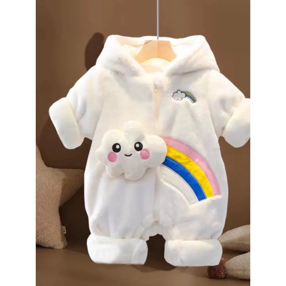 彩虹雲朵外出棉服✨（加厚款）-規格圖9