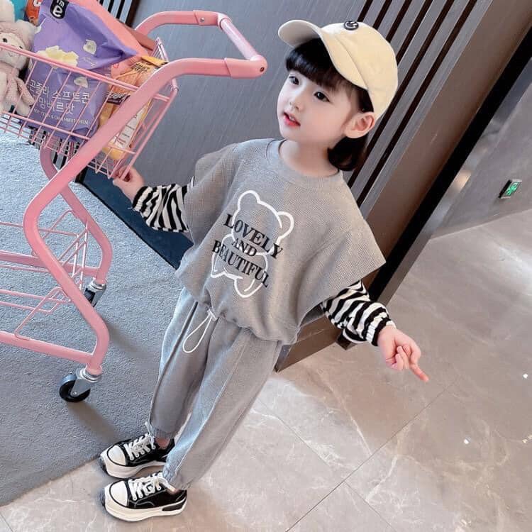 休閒可愛春秋女童套裝✨-細節圖4