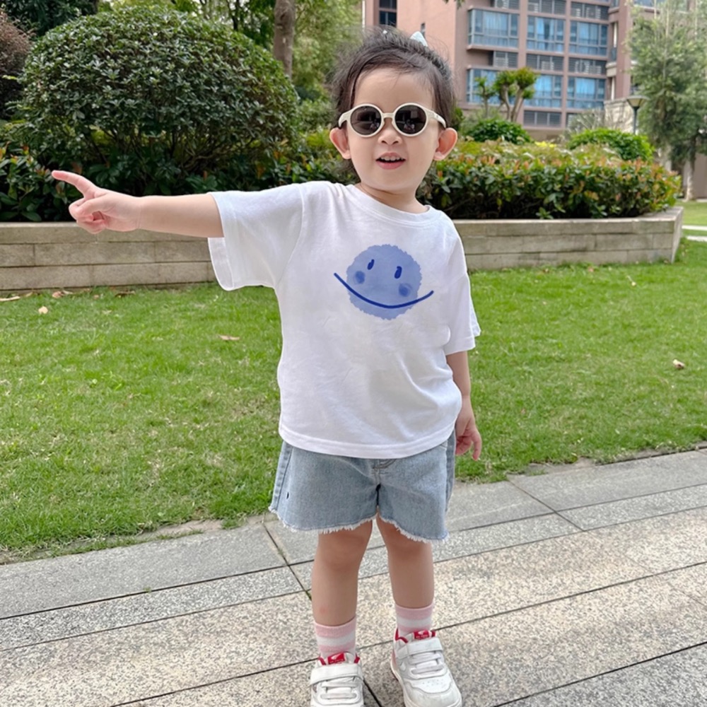 《兒童》親子微笑星球短袖T恤/褲裙（一家三口/一家四口）-細節圖7