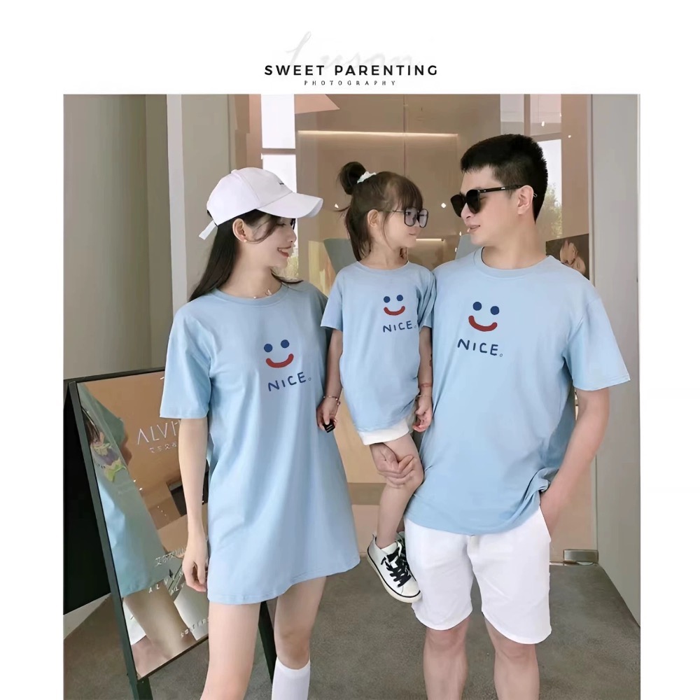 《大人》NICE微笑親子短袖T恤（一家三口/一家四口）-細節圖2