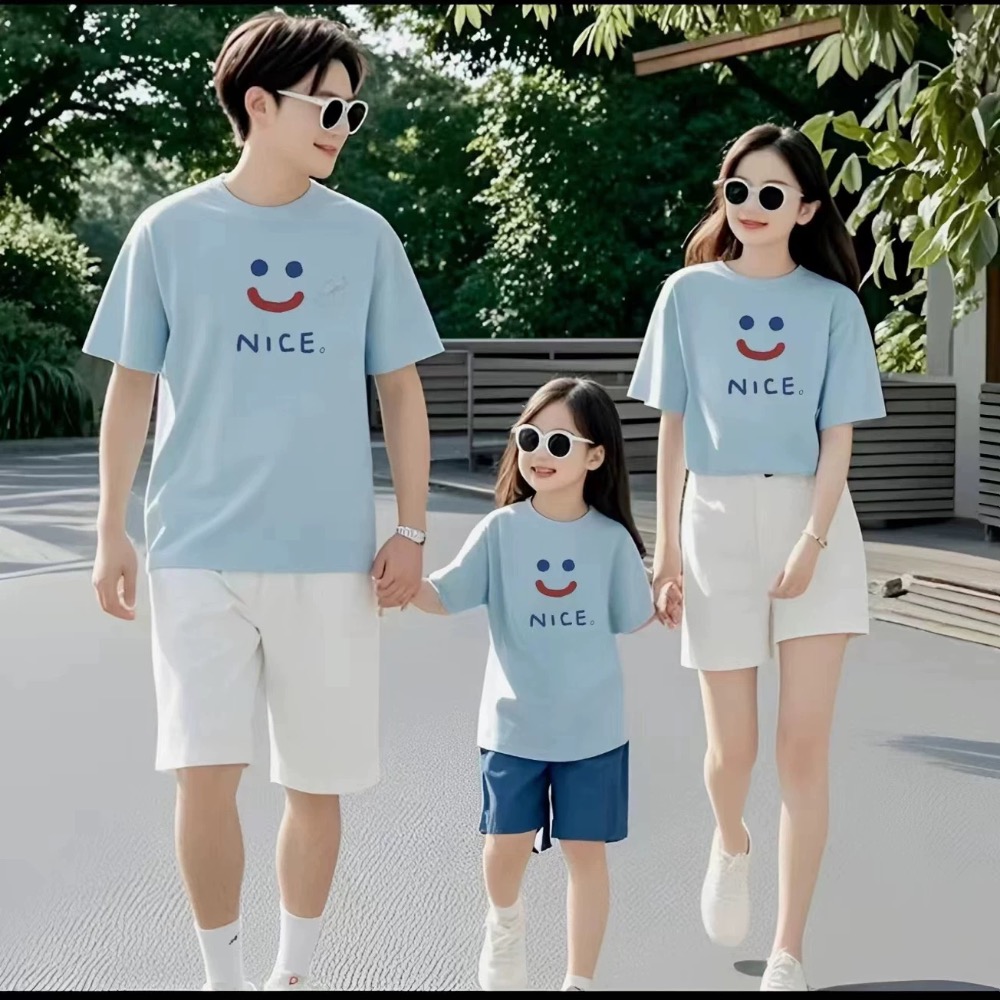 《兒童》NICE微笑親子短袖T恤（一家三口/一家四口）-規格圖3