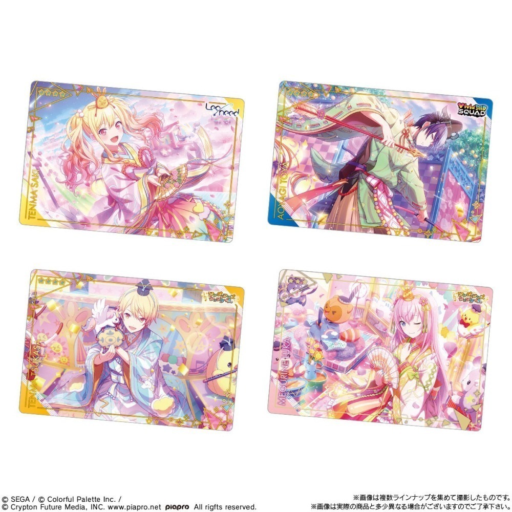 【歐賣小舖】食物已過期 BANDAI 世界計畫 繽紛舞台 feat.初音未來 餅卡 威化餅乾5-細節圖5