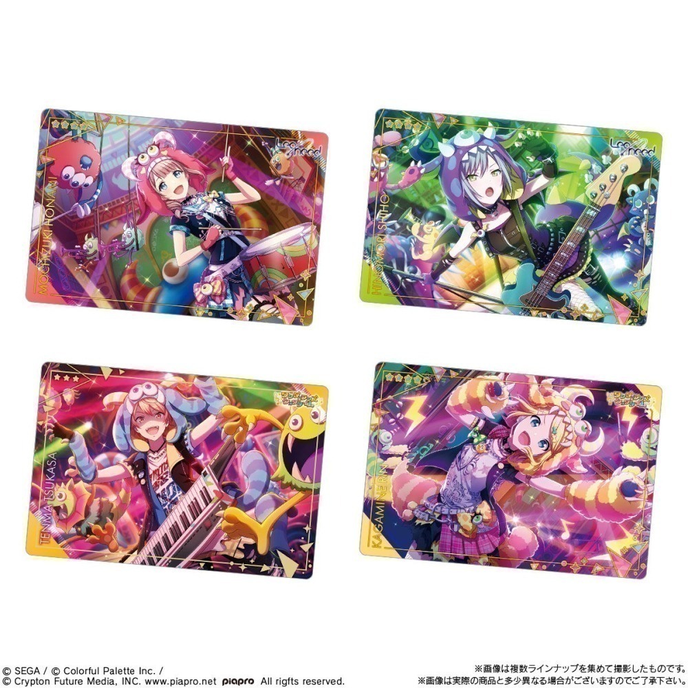 【歐賣小舖】食物已過期 BANDAI 世界計畫 繽紛舞台 feat.初音未來 餅卡 威化餅乾5-細節圖4