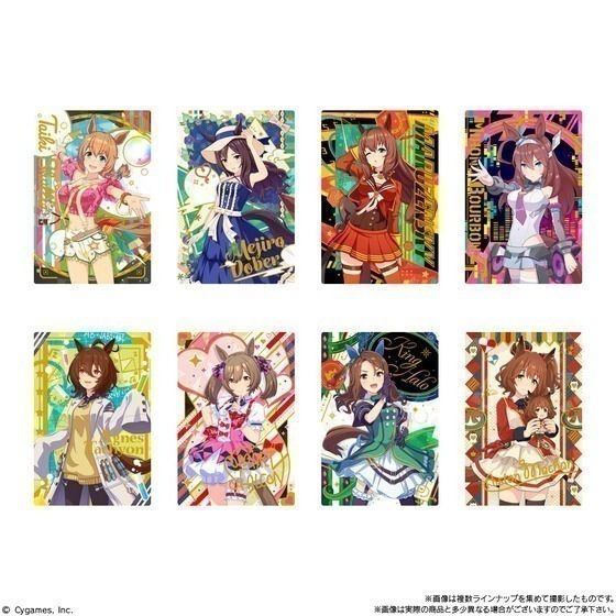 【歐賣小舖】食物已過期 BANDAI 賽馬娘 餅卡 雙威化餅乾 第5R-細節圖2