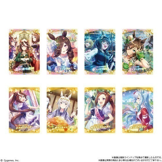 【歐賣小舖】食物已過期 BANDAI 賽馬娘 餅卡 雙威化餅乾 第5R-細節圖4