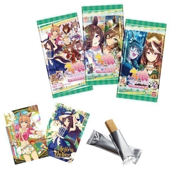 【歐賣小舖】食物已過期 BANDAI 賽馬娘 餅卡 雙威化餅乾 第5R-規格圖5