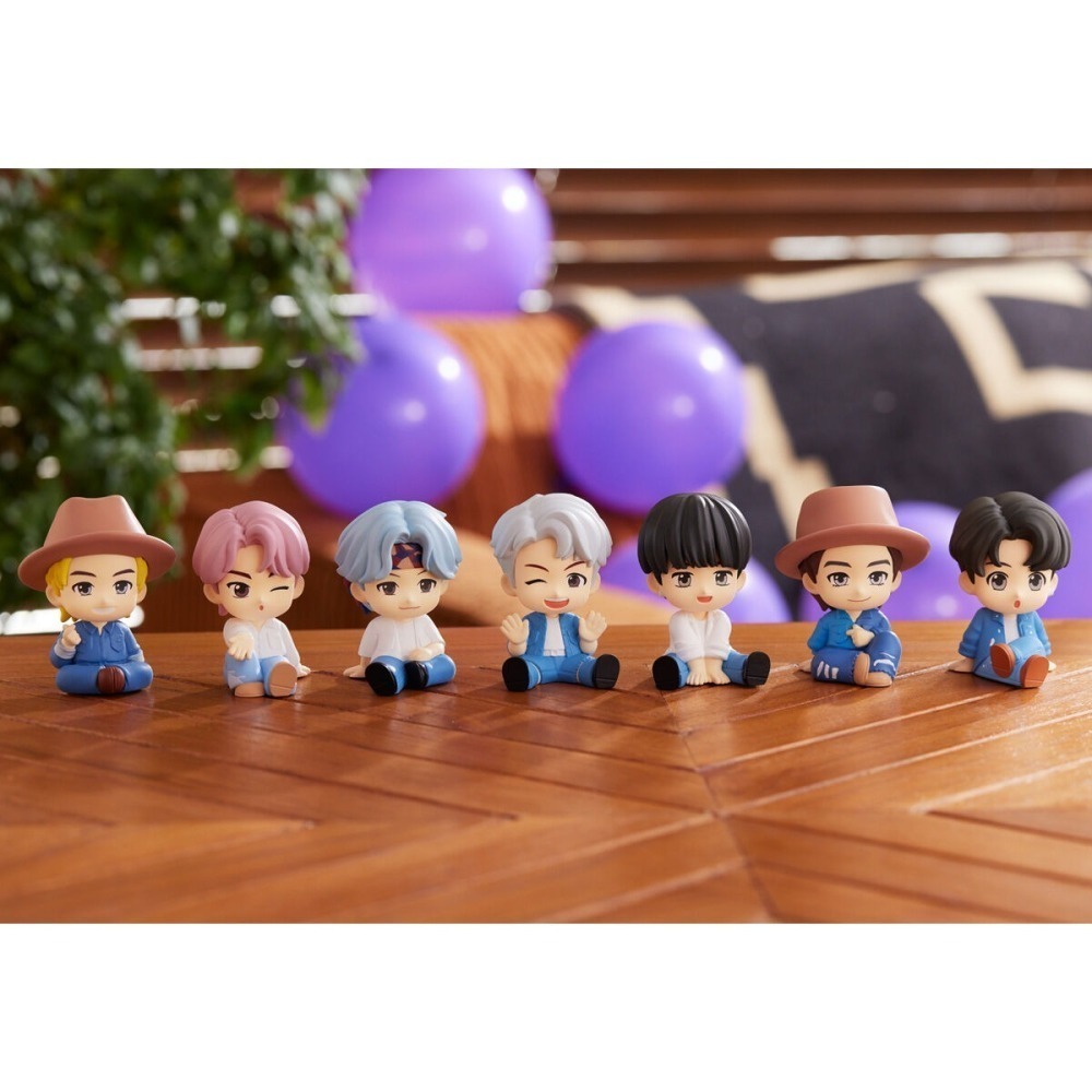 【歐賣小舖】BANDAI 食玩 TinyTAN 防彈少年團 BTS 坐姿公仔 Permission to Dance-細節圖2
