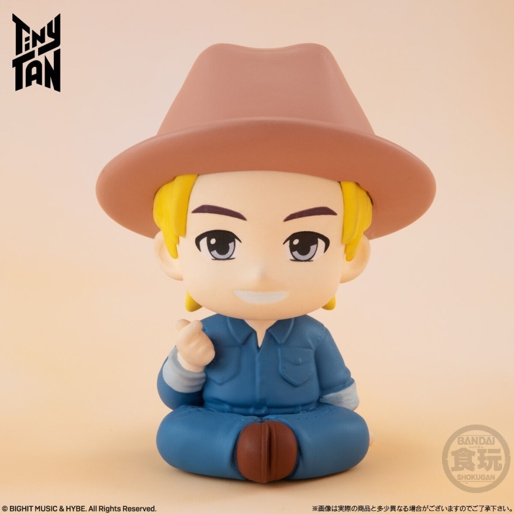 【歐賣小舖】BANDAI 食玩 TinyTAN 防彈少年團 BTS 坐姿公仔 Permission to Dance-細節圖4