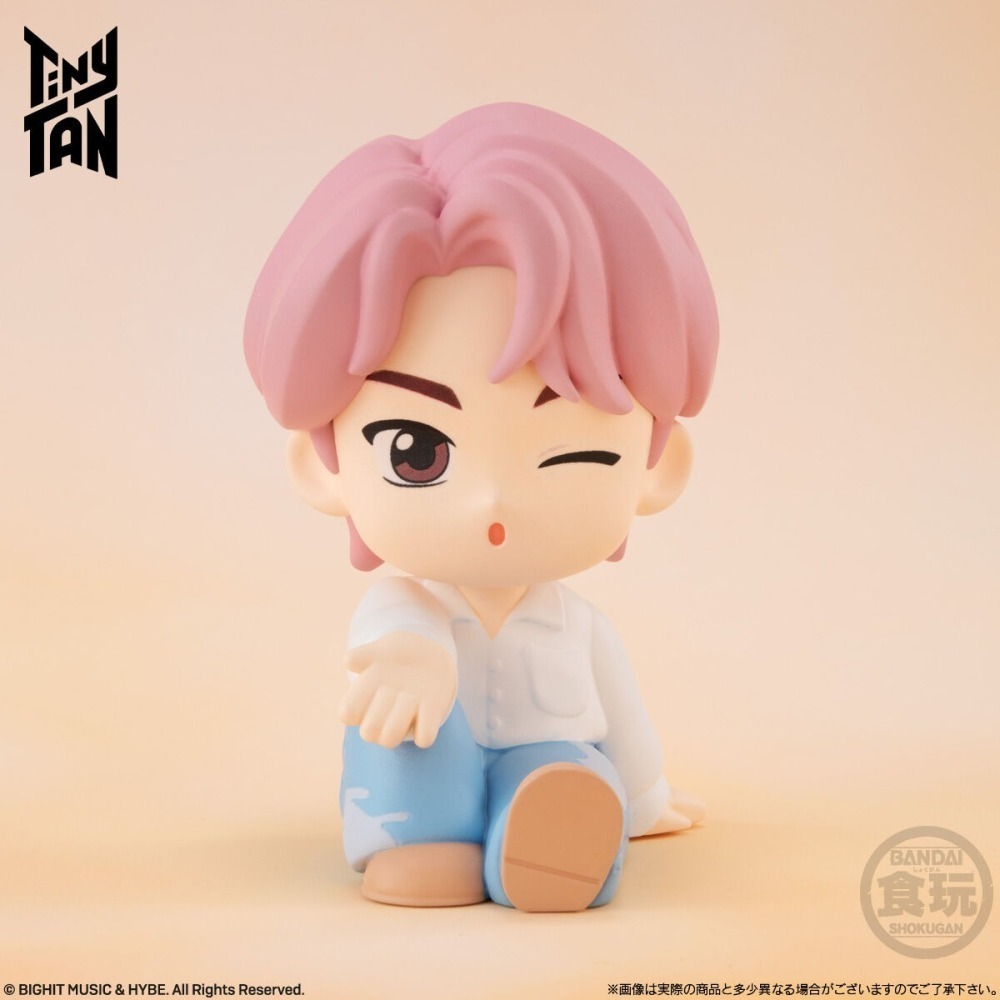 【歐賣小舖】BANDAI 食玩 TinyTAN 防彈少年團 BTS 坐姿公仔 Permission to Dance-細節圖5