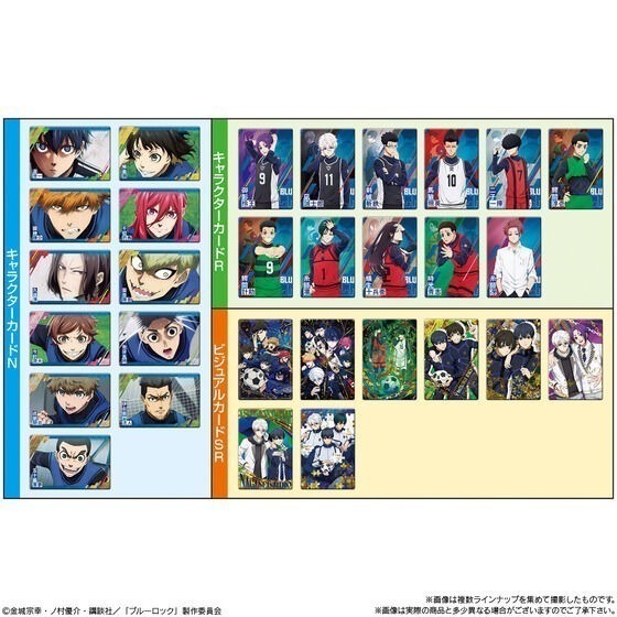 【歐賣小舖】食物已過期 BANDAI 藍色監獄 餅卡 威化餅乾2-細節圖10