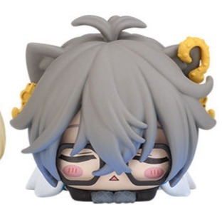 【歐賣小舖】半價出清 SEGA 景品 彩虹社 EN Luxiem 午睡貓耳趴趴公仔 全5種-規格圖5