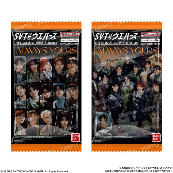 【歐賣小舖】BANDAI SEVENTEEN ALWAYS YOURS 餅貼 威化餅乾-細節圖7
