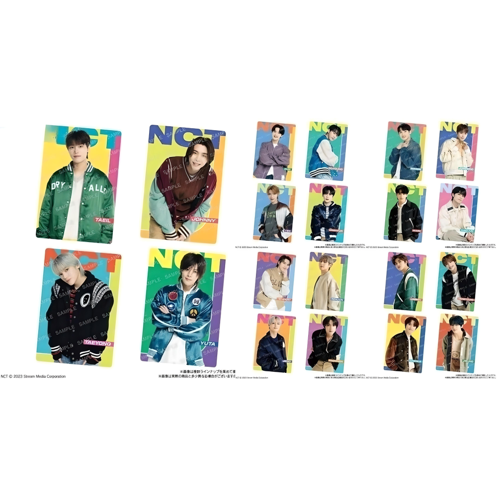 【歐賣小舖】食物已過期 BANDAI NCT 餅卡 雙威化餅乾-細節圖2