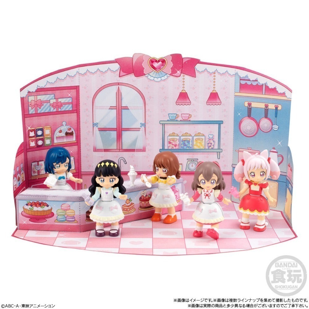 【歐賣小舖】BANDAI 食玩 Delicious Party 美味Party 光之美少女 可動公仔 全6種-細節圖3