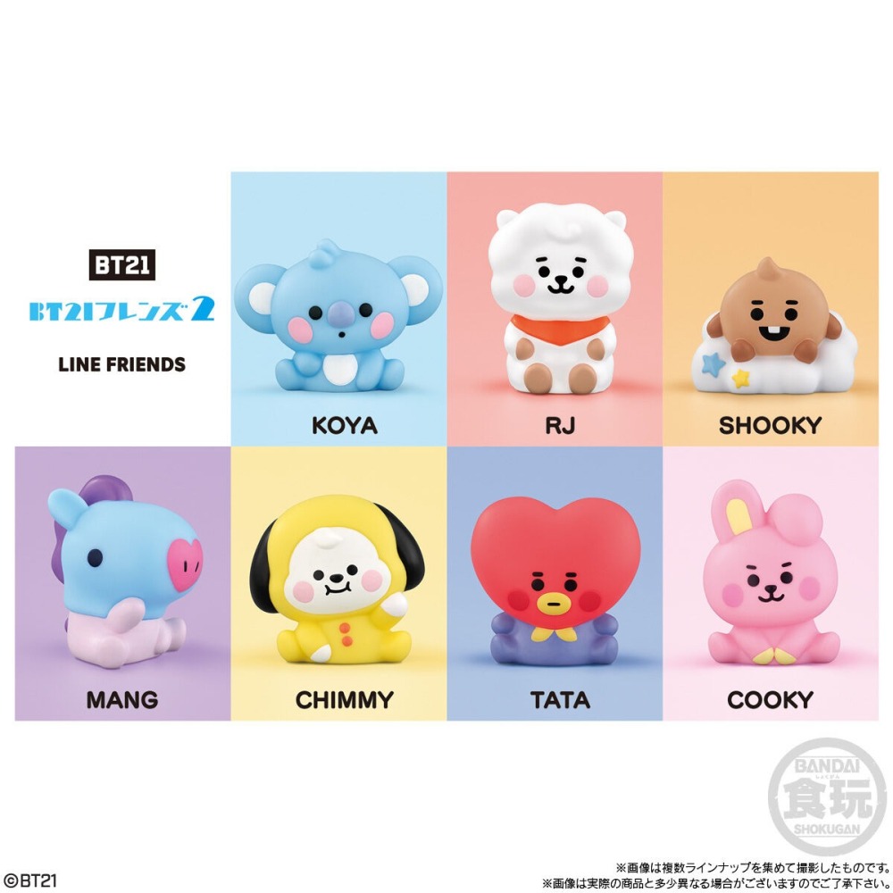 【歐賣小舖】現貨 BANDAI 食玩 BT21 好朋友系列2 全7種-細節圖3