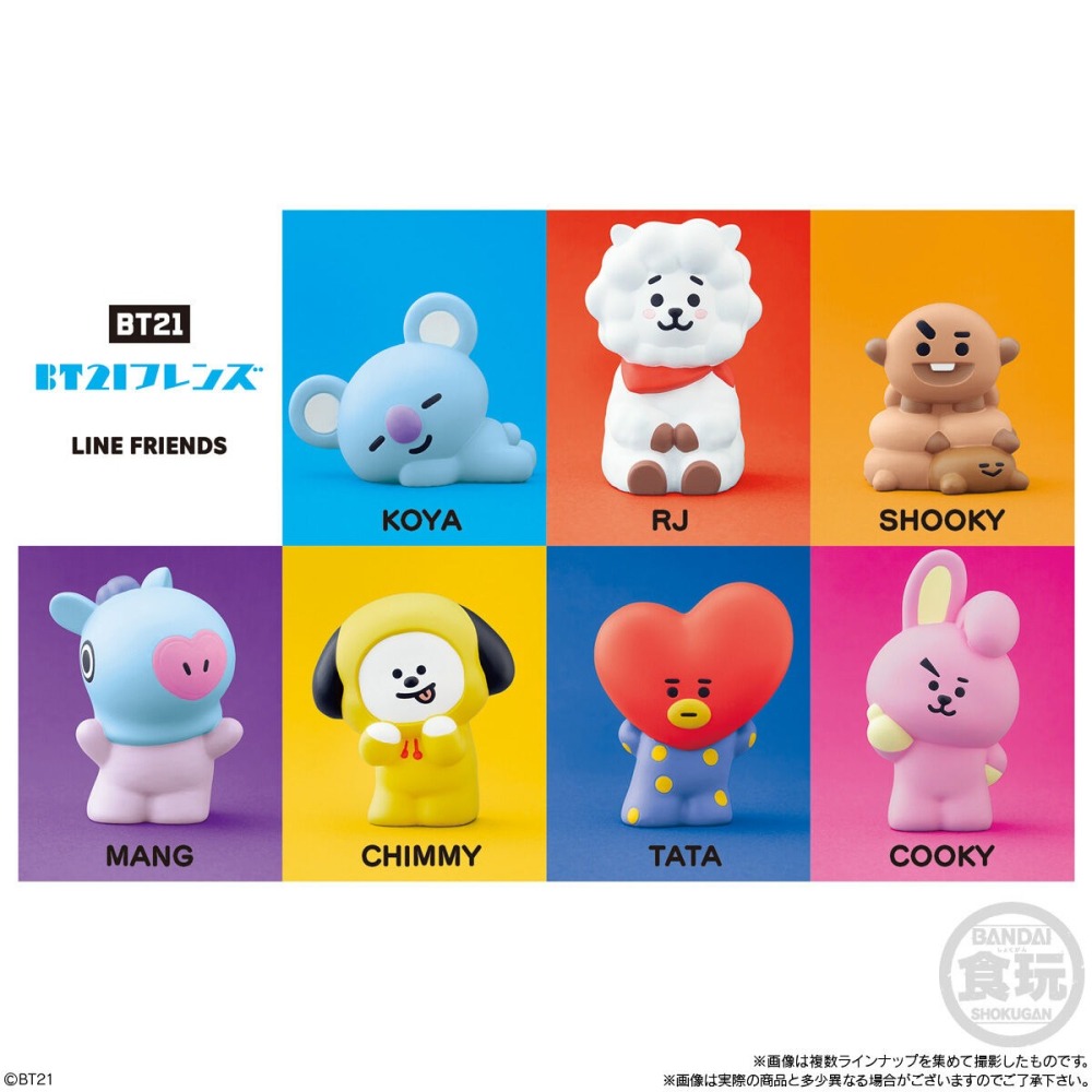 【歐賣小舖】現貨 BANDAI 食玩 BT21 好朋友系列1 全7種-細節圖3