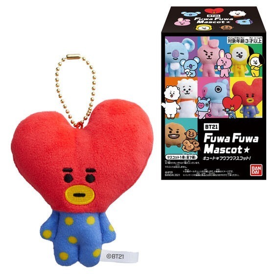 【歐賣小舖】BANDAI 食玩 BT21 Fuwa Fuwa Mascot★ 娃娃吊飾 全7種 BTS 防彈少年團-規格圖9