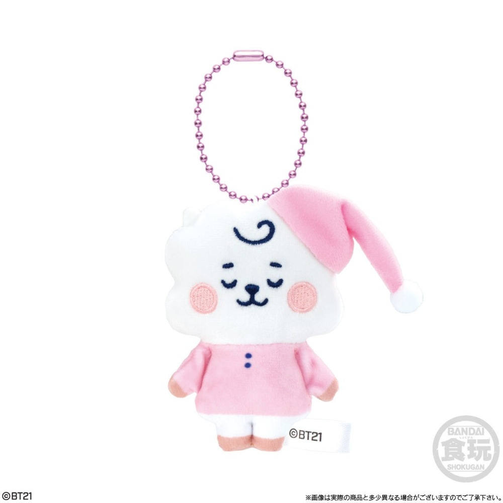 【歐賣小舖】現貨 BANDAI 食玩 BT21 Fuwa Fuwa Mascot3 娃娃吊飾 全7種 盲抽（隨機出貨）-細節圖3