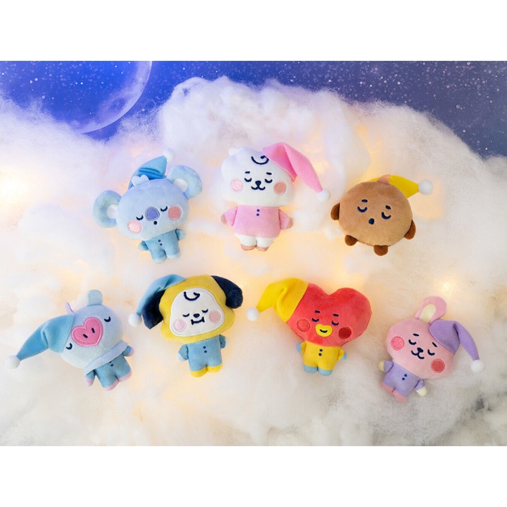 歐賣小舖】現貨BANDAI 食玩BT21 Fuwa Fuwa Mascot3 娃娃吊飾全7種盲抽