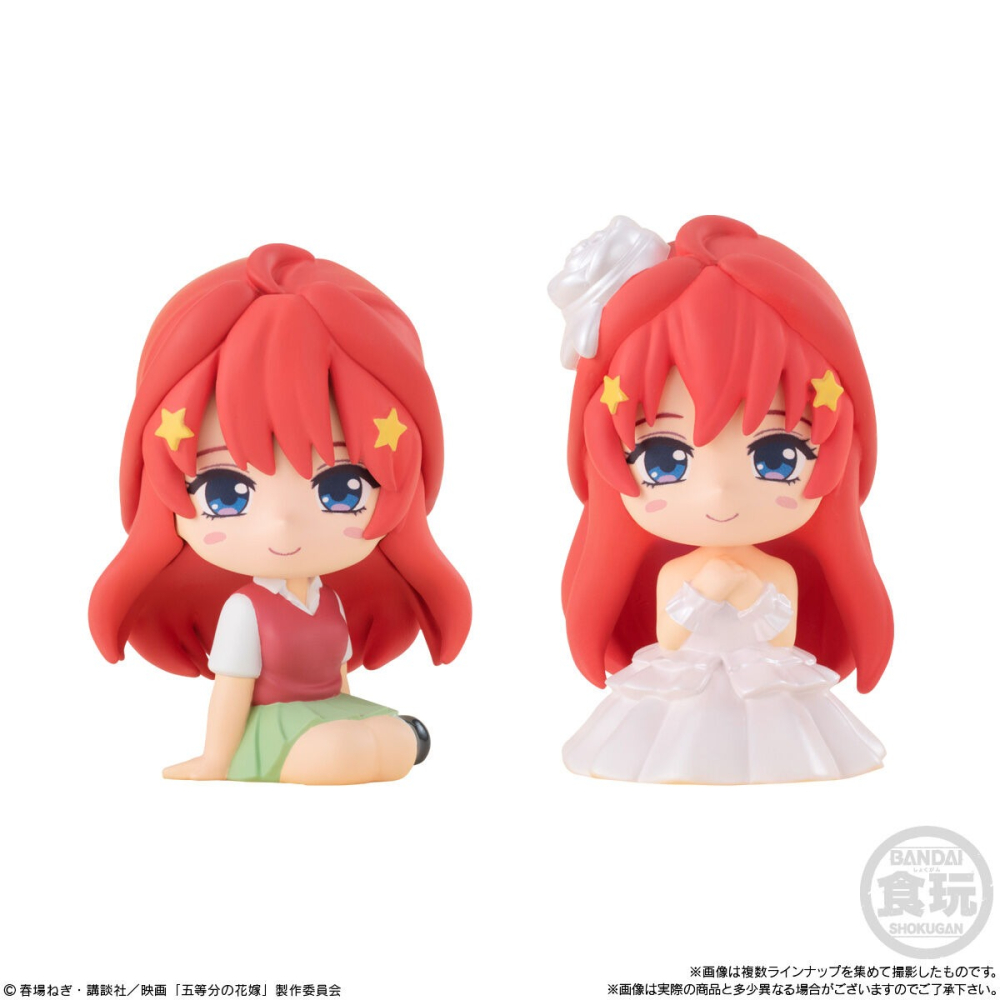 【歐賣小舖】現貨 BANDAI 食玩 劇場版五等分的新娘 坐姿公仔 盲抽（隨機出貨）-細節圖6