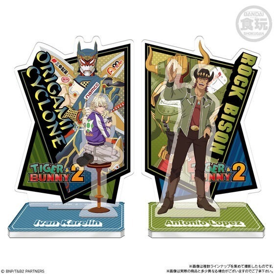 【歐賣小舖】BANDAI 食玩 TIGER&BUNNY2 壓克力立牌-細節圖6