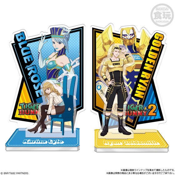 【歐賣小舖】現貨 BANDAI 食玩 TIGER&BUNNY2 壓克力立牌 1BOX（12小盒入）&盲抽-細節圖4