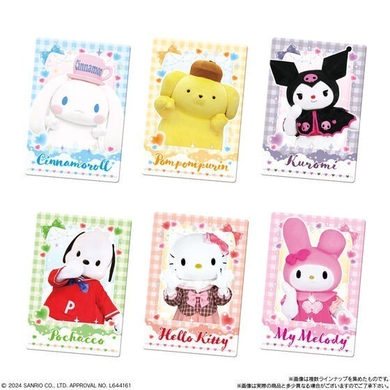 【歐賣小舖】食物已過期 BANDAI 三麗鷗 LIVE明星版 餅卡 威化餅乾-細節圖2