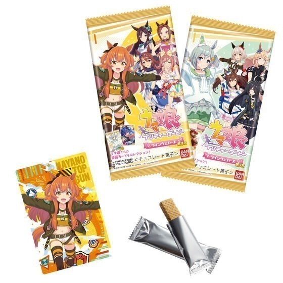 【歐賣小舖】餅乾已過期 BANDAI 賽馬娘 餅卡 雙威化餅乾 第3R-規格圖4