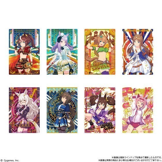 【歐賣小舖】餅乾已過期 BANDAI 賽馬娘 餅卡 雙威化餅乾 第4R-細節圖2