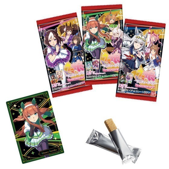 【歐賣小舖】餅乾已過期 BANDAI 賽馬娘 餅卡 雙威化餅乾 第4R-規格圖5