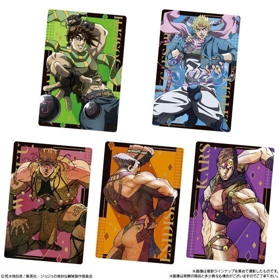 【歐賣小舖】食物已過期 BANDAI JoJo的奇妙冒險 幻影血脈 戰鬥潮流 餅卡 威化餅乾-細節圖3