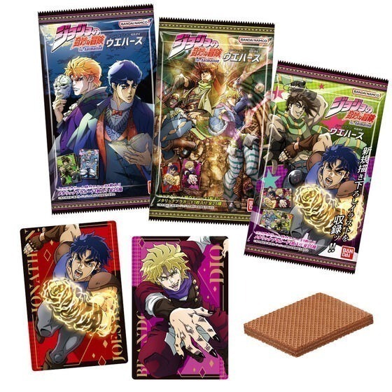 【歐賣小舖】食物已過期 BANDAI JoJo的奇妙冒險 幻影血脈 戰鬥潮流 餅卡 威化餅乾-規格圖8
