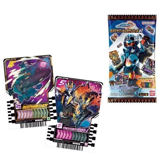 【歐賣小舖】食物已過期 BANDAI 假面騎士葛查多 GOTCHARD 餅卡 威化餅乾01-規格圖7